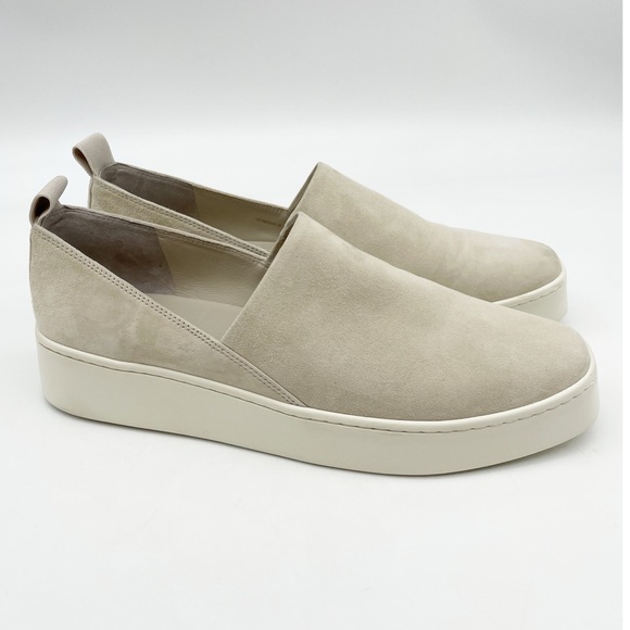 VINCE WARREN SUEDE SLIP-ON SNEAKERS.  Size 8 - Picture 2 of 10